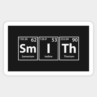 Smith (Sm-I-Th) Periodic Elements Spelling Sticker